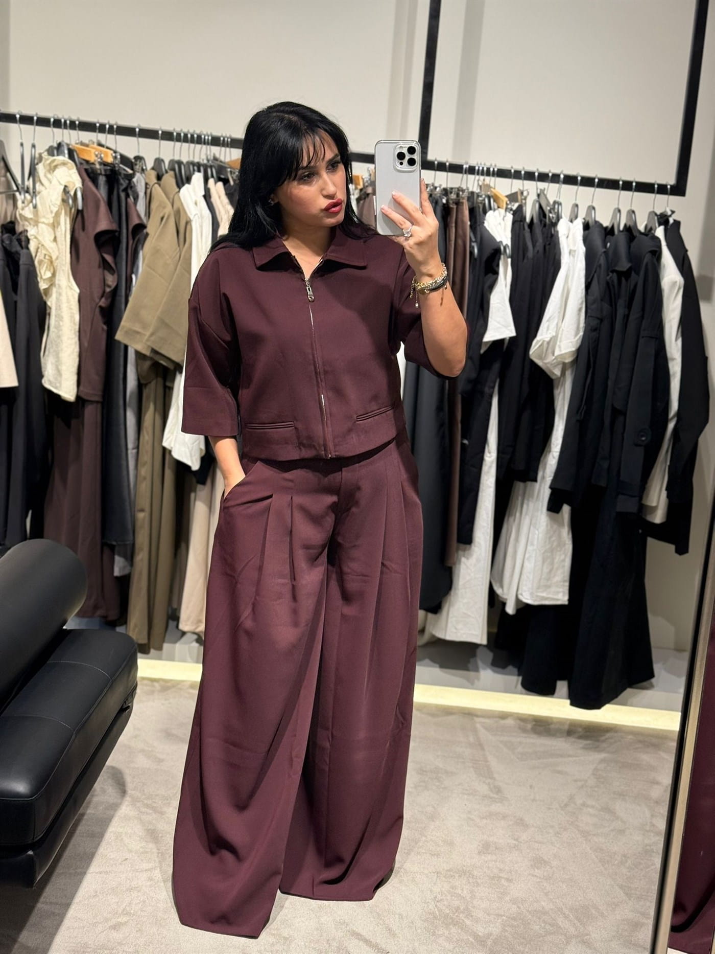 Bordo Takım Cekete Pantolon