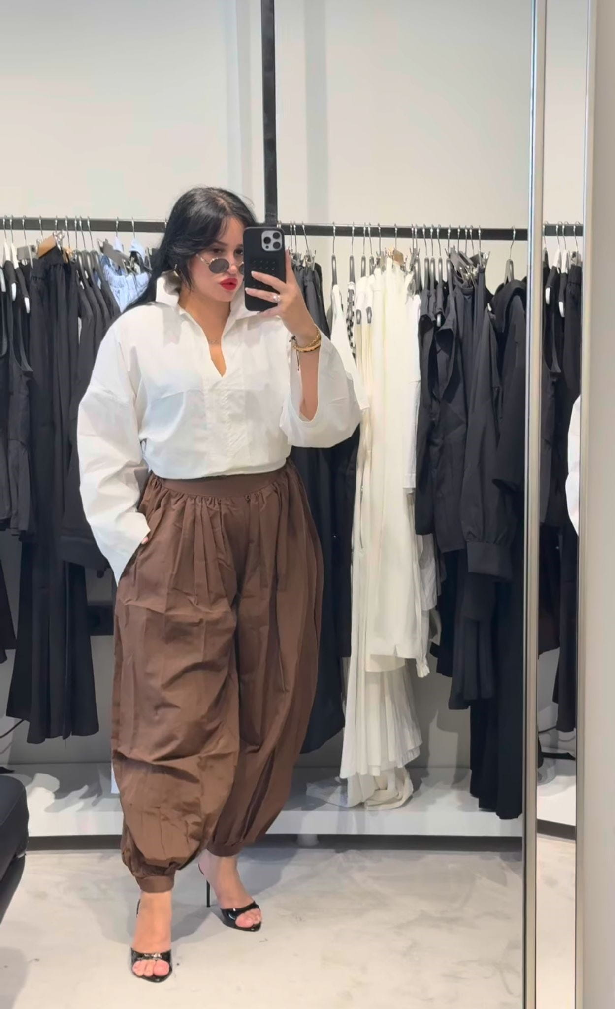 Kahve Şalvar Pantolon